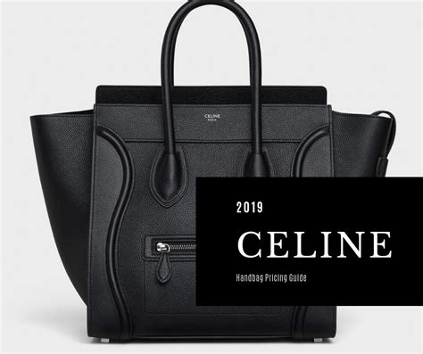 celine bag price guide